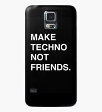 Funda/vinilo para Samsung Galaxy Hacer techno no amigos