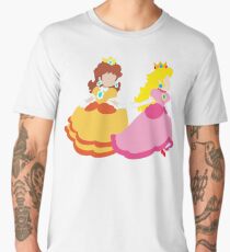 Princess Peach & Princess Daisy (Toadstool) Men's Premium T-Shirt