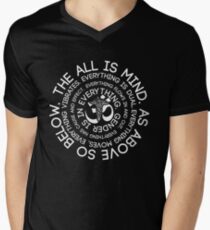 Hermetic Law - As Above So Below - Esoteric and Spiritual Principles Men's V-Neck T-Shirt