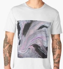 Black/White/Pink Abstract Men's Premium T-Shirt