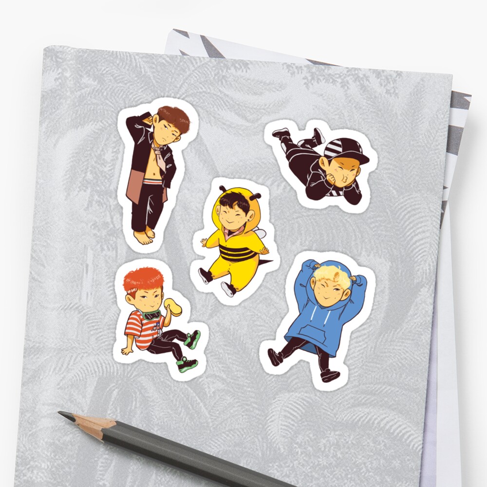 monsta x jooheon sticker by antilogist redbubble