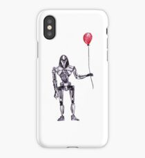 Battlestar Galactica Cylon Centurion with Red Balloon iPhone Case