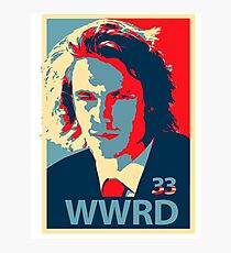 What would Riggins do? Photographic Print