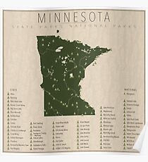 Minnesota Parks Poster