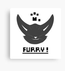 Furry! Canvas Print