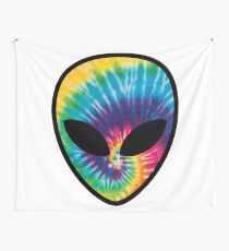 Tiedye Alien Wall Tapestry