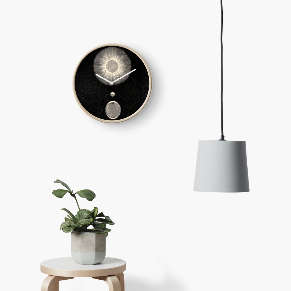 Vintage Sun Moon And Tides Clock