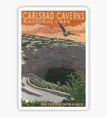 Carlsbad Caverns National Park - Natural Entrance Travel Decal Sticker
