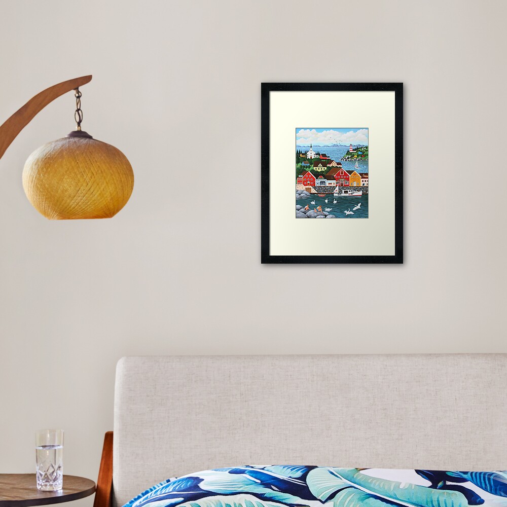Swan's Cove Framed Art Print