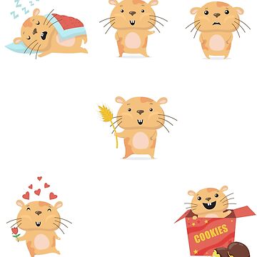 x hamster, hamster face,hamster life Sticker for Sale by Magicano