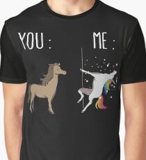 You and me Unicorn Graphic T-Shirt