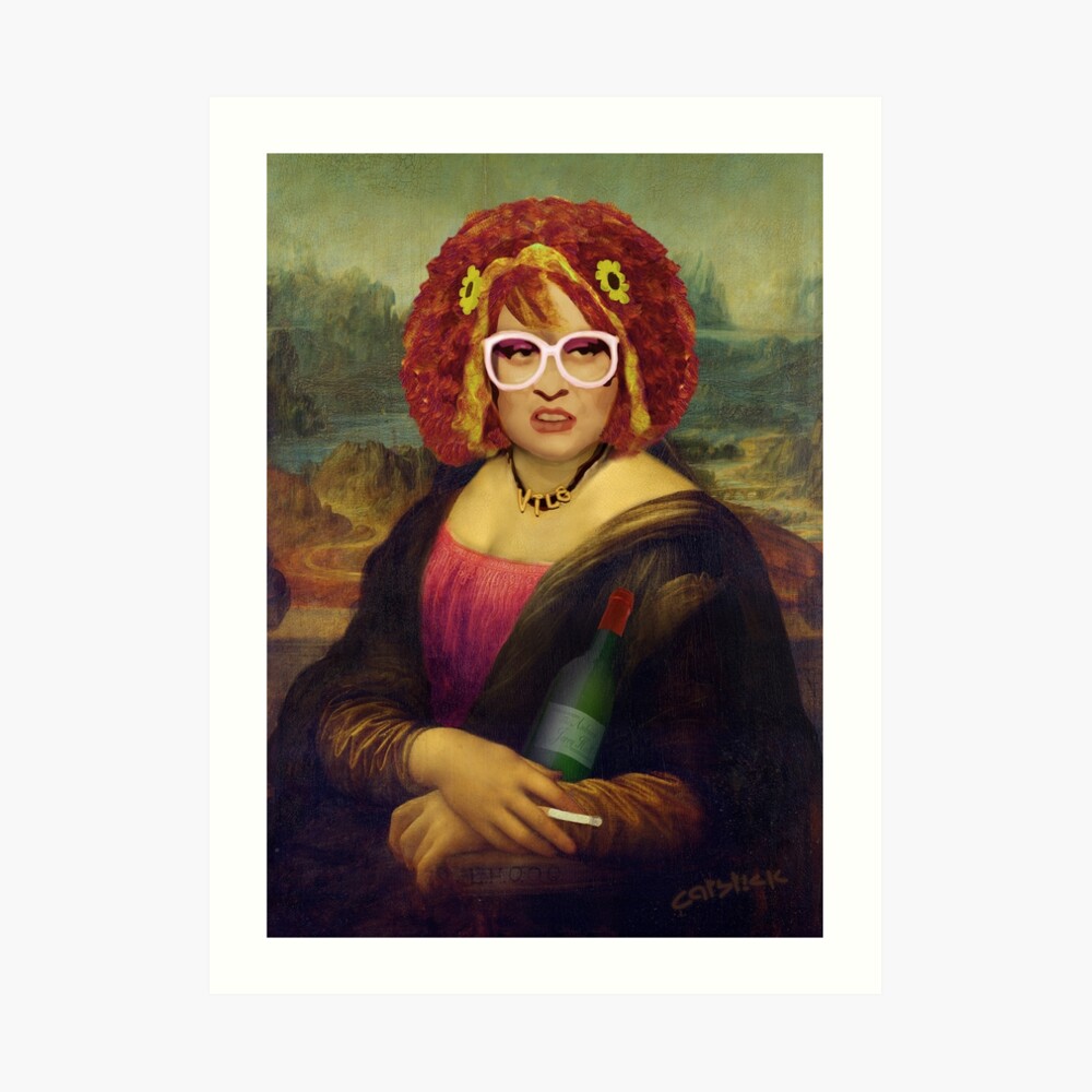 Moaner Linda (No Gold Frame) Art Print