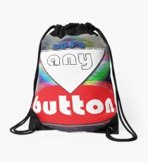 Any Button Album Art Drawstring Bag