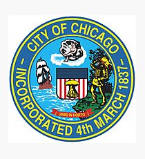 Chicago coat of arms Photographic Print
