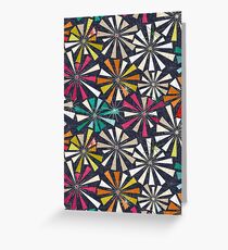 fireworks cobalt Greeting Card