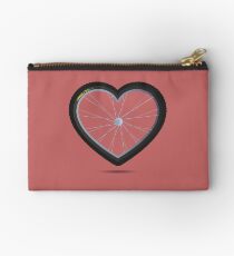 Wheel Love - MTB Red Studio Pouch