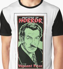VINCENT PRICE-MASTER OF HORROR Graphic T-Shirt