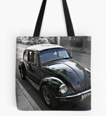Black VW Bug - Side View Tote Bag