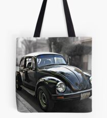 Black VW Bug - Side View 2 Tote Bag