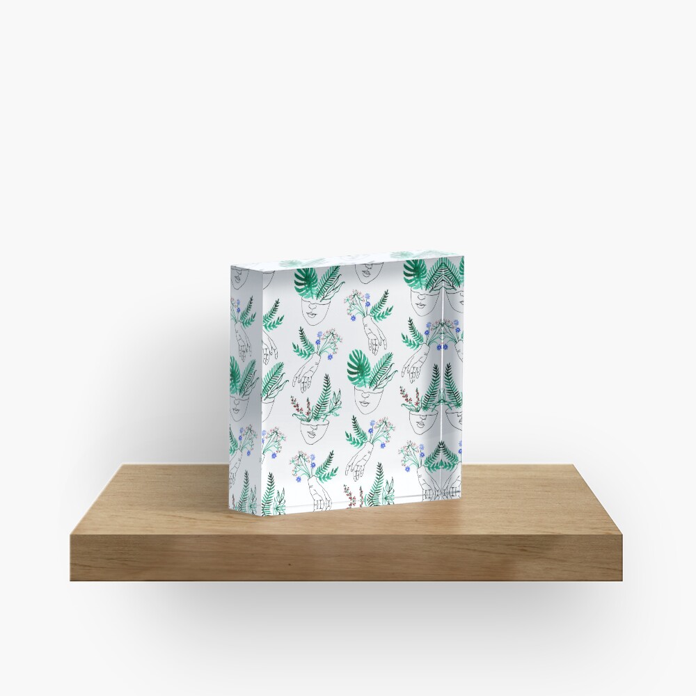 Flora y fauna Acrylic Block