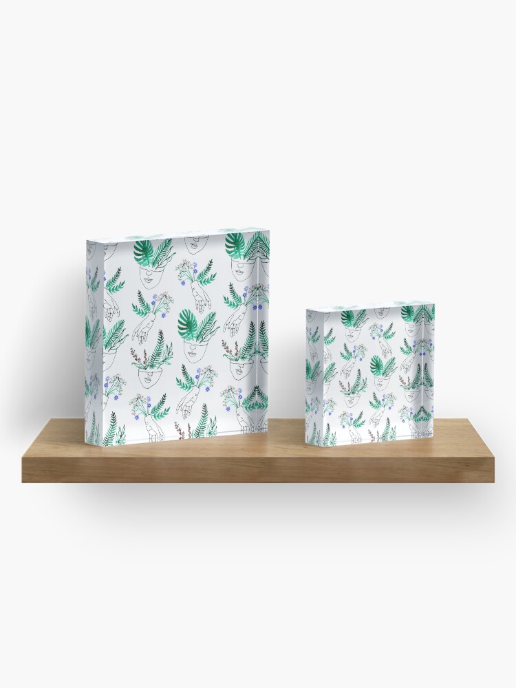 Alternate view of Flora y fauna Acrylic Block