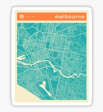 MELBOURNE MAP Sticker