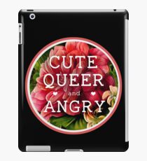 Cute, Queer and Angry iPad Case/Skin
