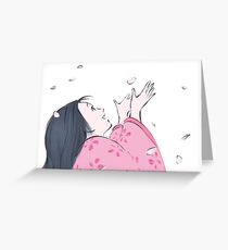 Princess Kaguya Greeting Card