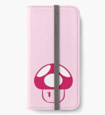 peach mushroom iPhone Wallet/Case/Skin