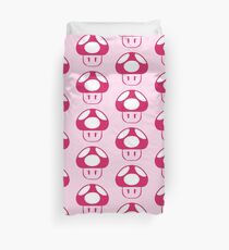 peach mushroom Duvet Cover