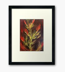 fire bush Framed Print