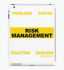RISK MANAGEMENT iPad Case/Skin