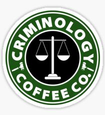 Criminology Coffee Co. Sticker