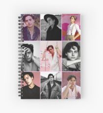 Cuaderno de espiral cole sprouse collage estético rosa