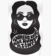 Women's rights are human rights Poster