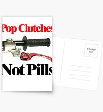 Pop Clutches nicht Pillen Postkarten
