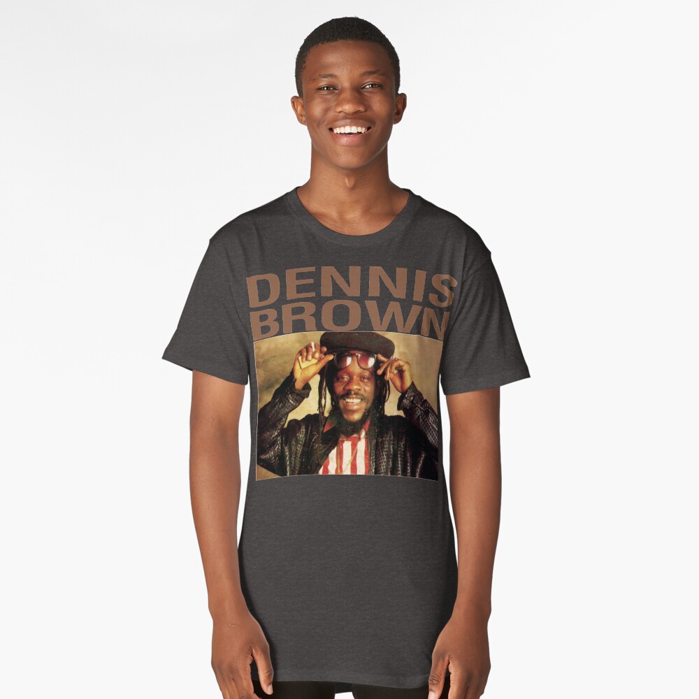 brown long t shirt