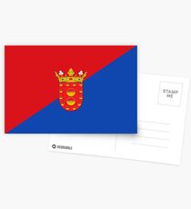 Lanzarote Flag, Canary Islands Postcards