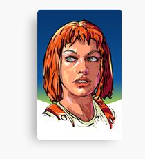 Leeloo Canvas Print