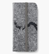 Map of London Thames iPhone Wallet/Case/Skin