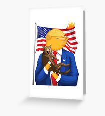 American Catastrophe II Greeting Card