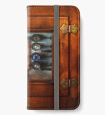Steampunk - Electrical - The fuse panel iPhone Wallet/Case/Skin