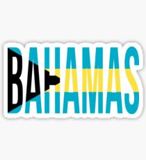 Bahamas Flag Sticker