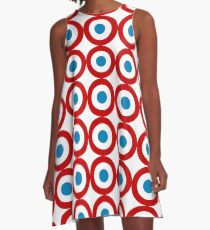 French Mod Tricolour A-Line Dress