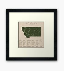 Montana Parks Framed Print