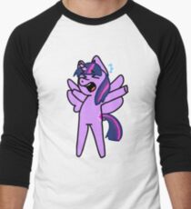 Twilight Sparkle!! Men's Baseball ¾ T-Shirt