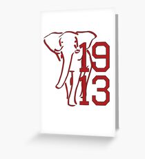 Varsity 1913 by HeavenNezCree Greeting Card