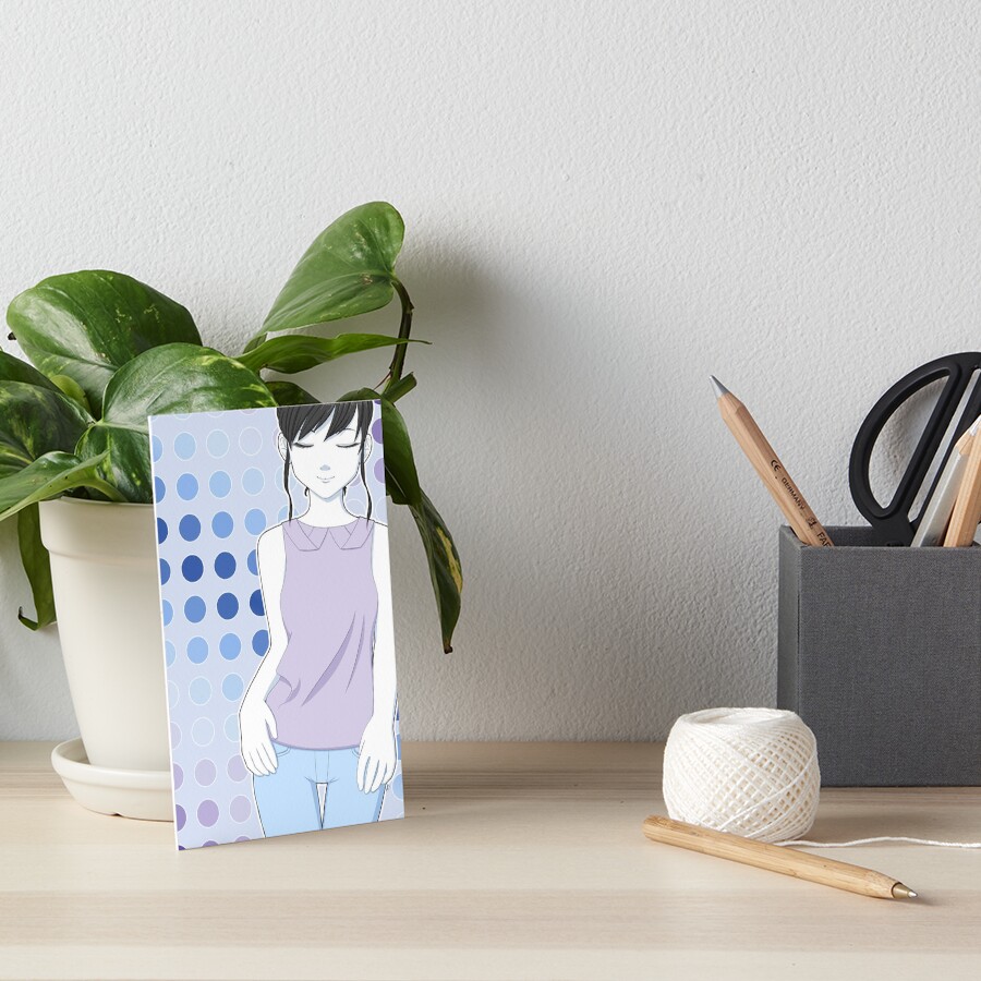 Shades of Blue Art Board Print
