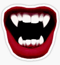 Vampire Smile Sticker