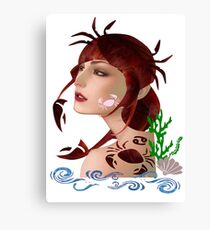 Astrology :-Cancer Canvas Print